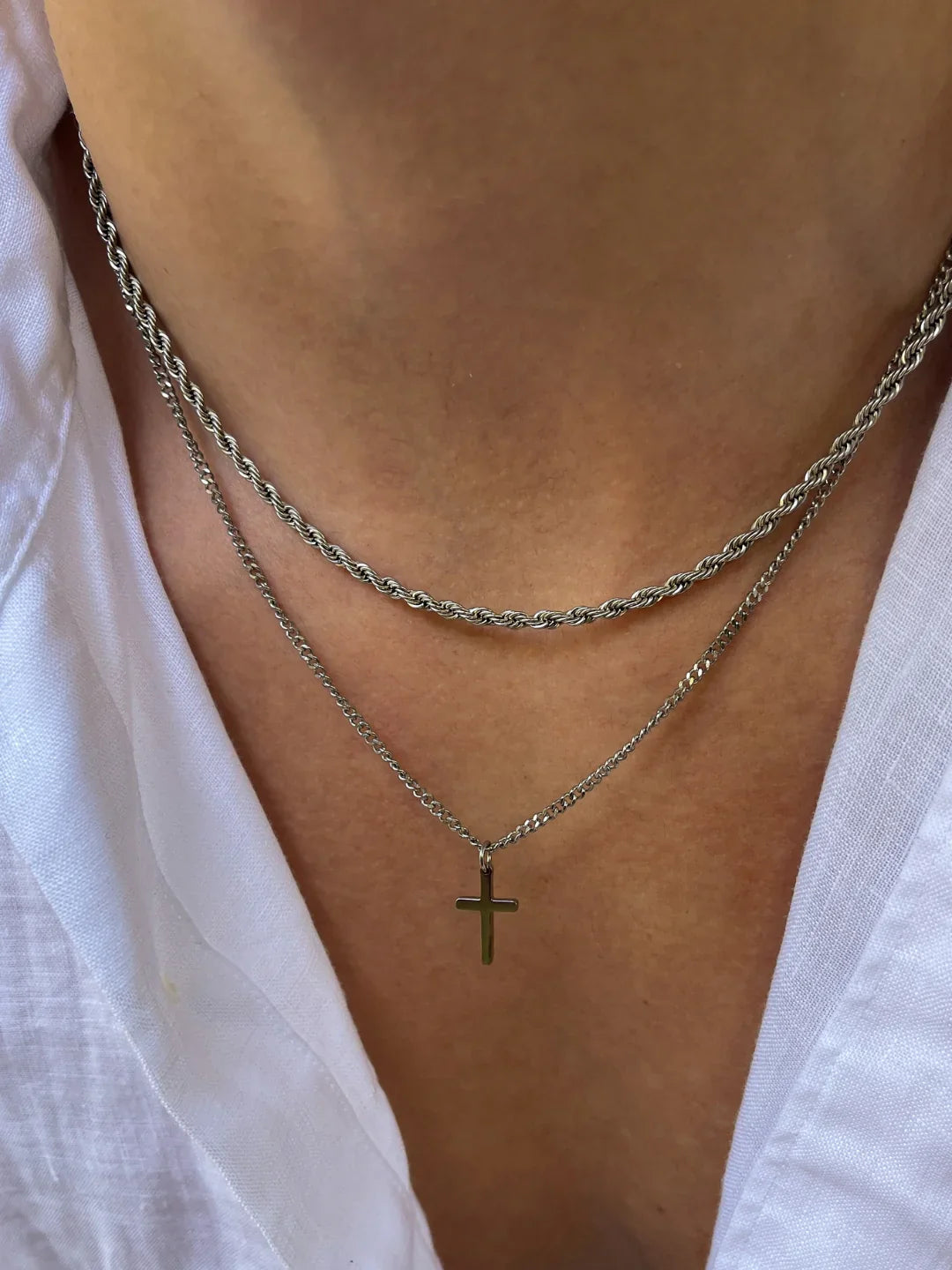 CROSS CHAIN | Silver